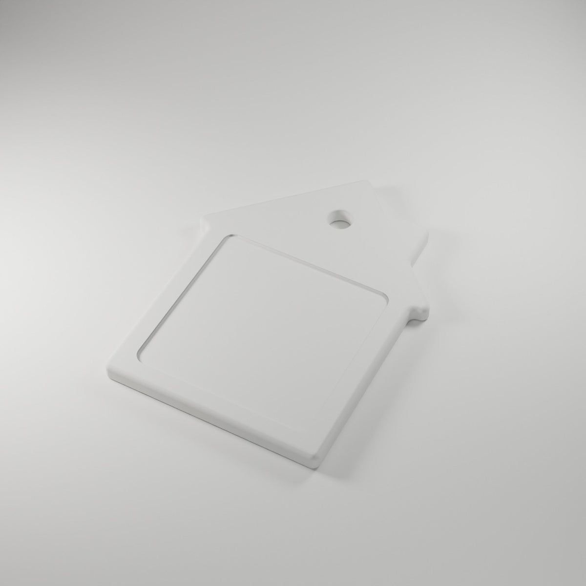 House Keychain Blanks, Bulk 10–100 Pack — 1.5 in Sticker