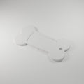 Bone Keychain Blanks, Bulk 10–100 Pack — 2 × 1 in Sticker