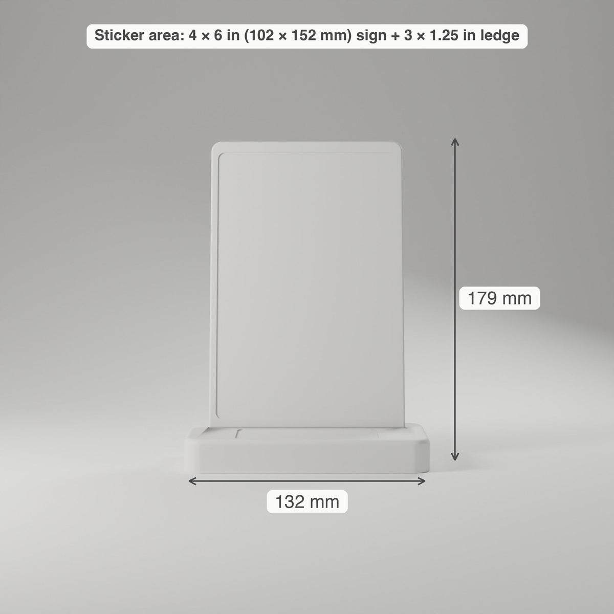 Tap & Scan Review Stand, Single or Bulk — 4 × 6 in Sticker