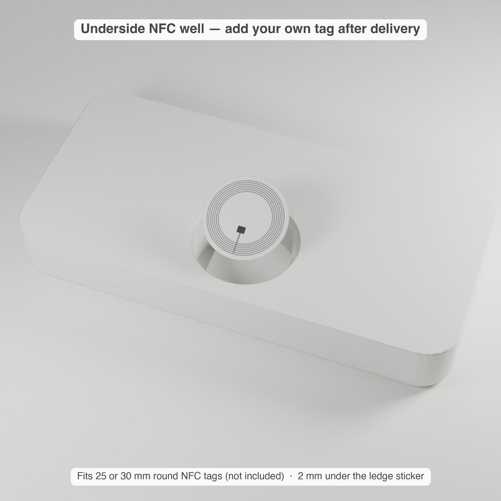 Tap & Scan Review Stand, Single or Bulk — 4 × 6 in Sticker