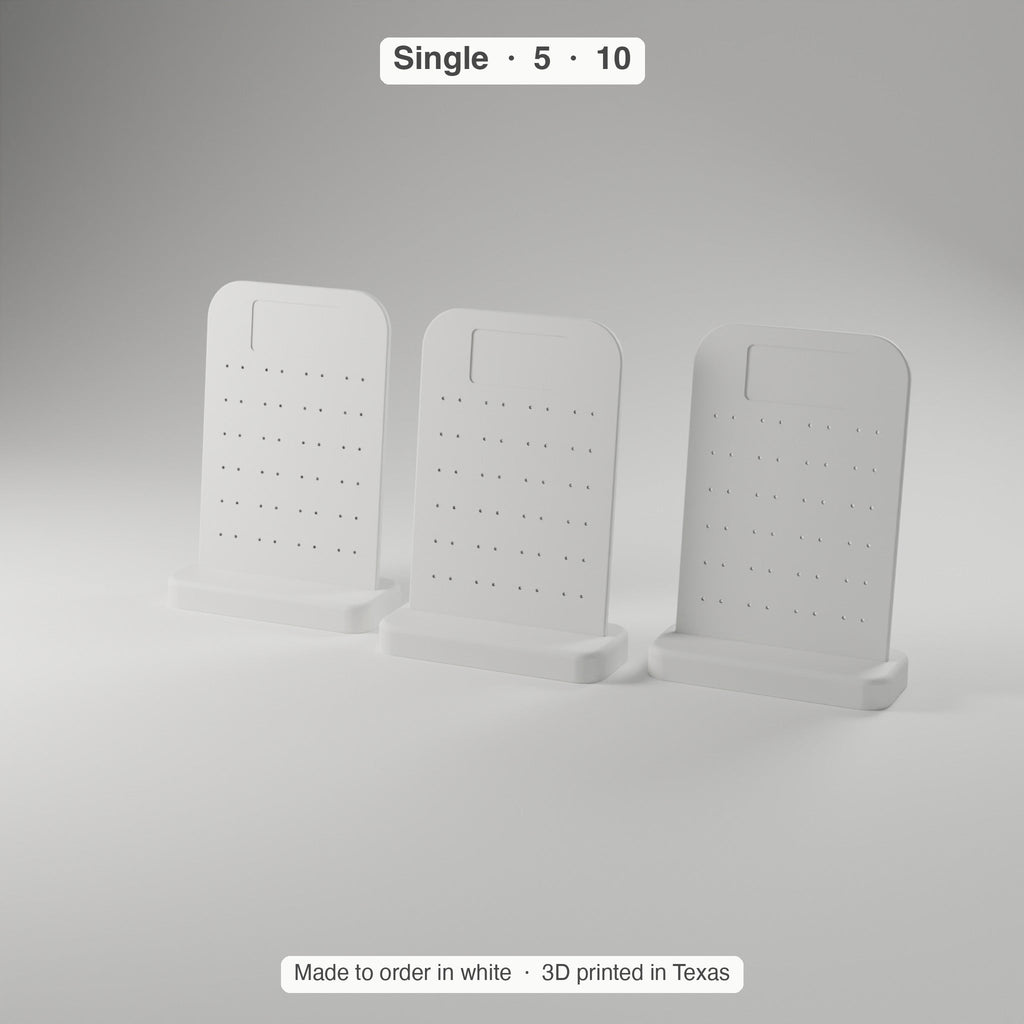 Earring Display Stand, Single or Bulk — 2 × 1 in Sticker