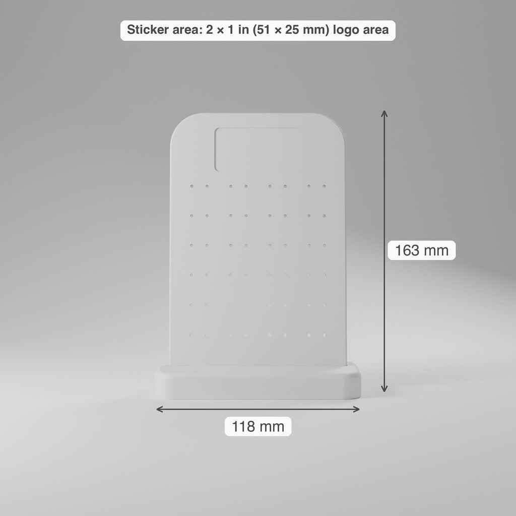 Earring Display Stand, Single or Bulk — 2 × 1 in Sticker