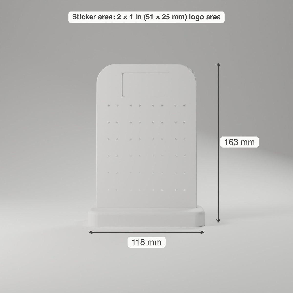 Earring Display Stand, Single or Bulk — 2 × 1 in Sticker