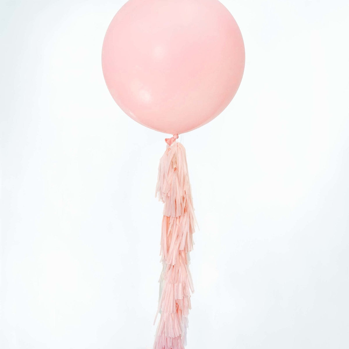 DIY Pink Tassel Tail Kit | Paper Fringe Garland & Balloon Decor