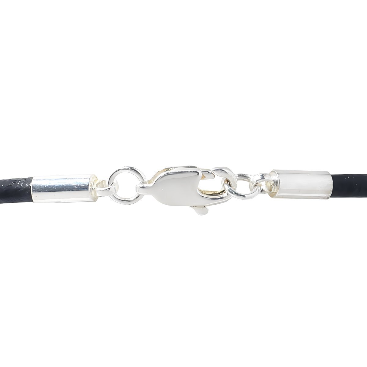 Semicolon Suicide Prevention Black Leather Cord Bracelets