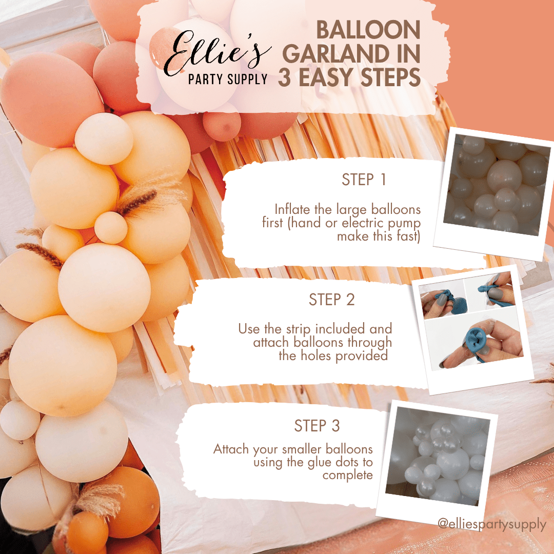 Groovy Balloon Garland Kit – Retro Party Decor