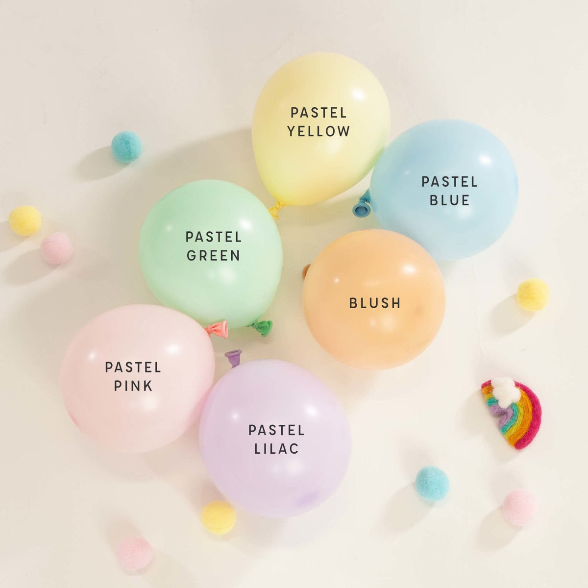 Premium Pastel Green Latex Balloon Cluster (5", 11” and 17”)