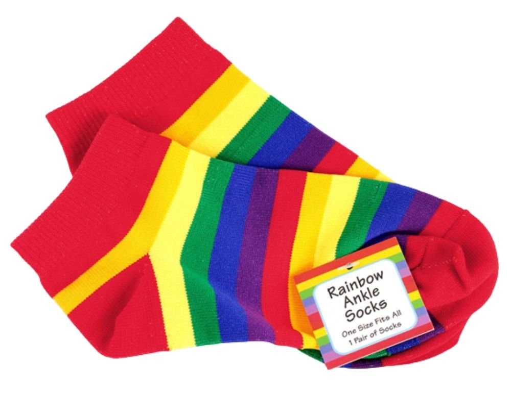 5/10/25/100 Rainbow Ankle Socks