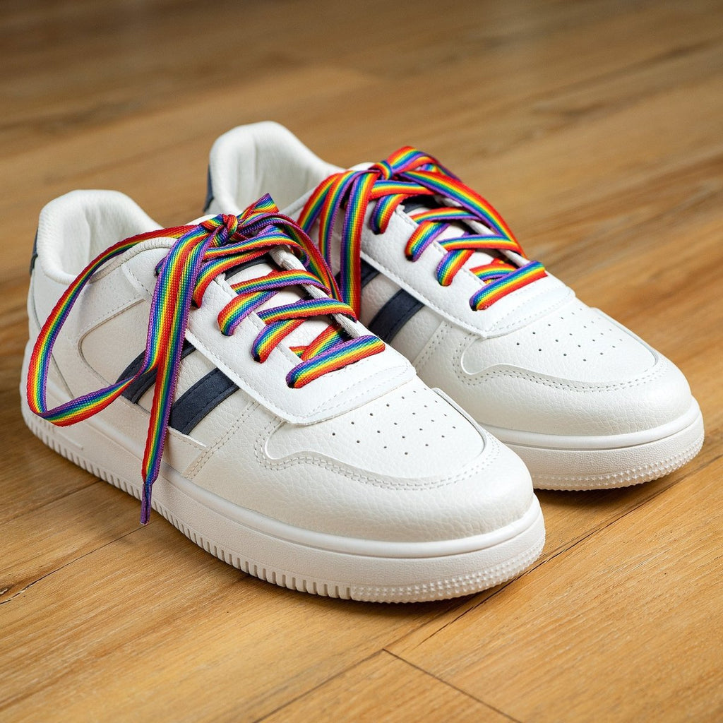 1/5/10/25/100 Bulk Rainbow Flag Shoe Laces