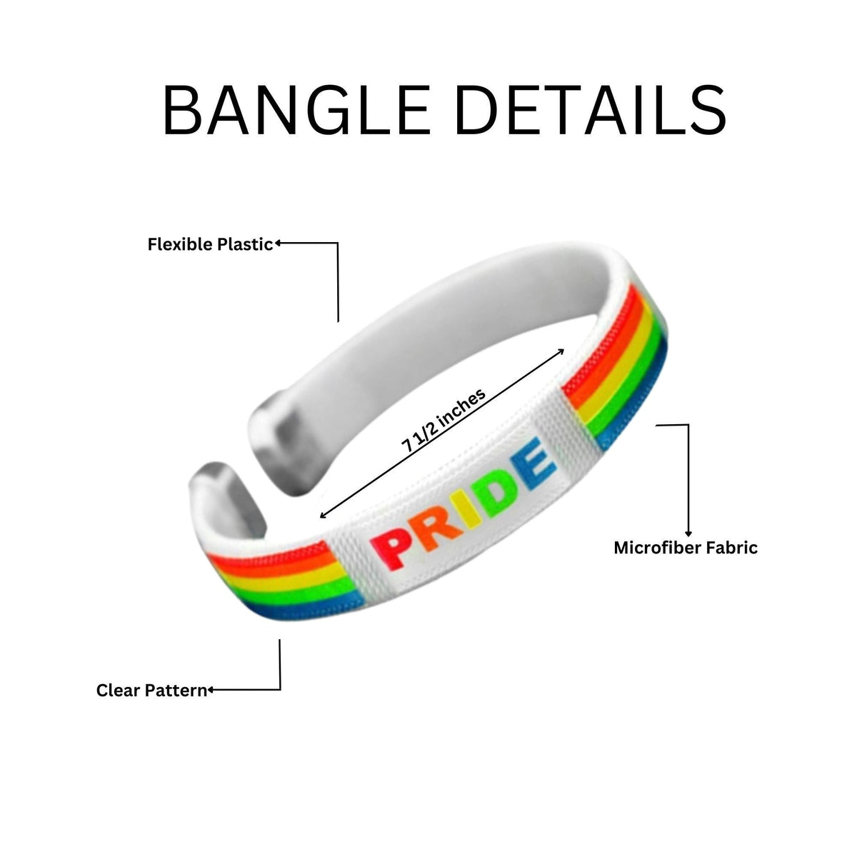 5/10/25 Rainbow PRIDE Bangle Bracelets