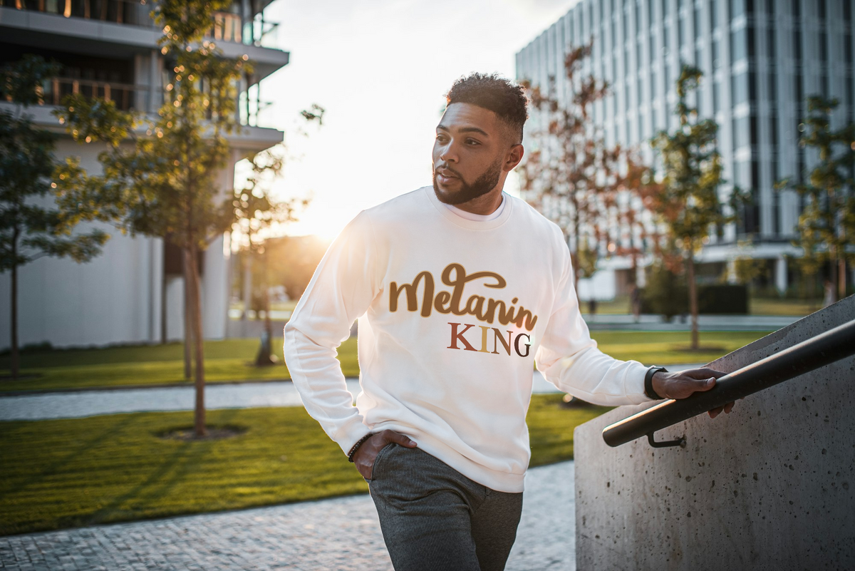 Melanin King | Premium Sweatshirt | Wear Your Royalty & Your Roots