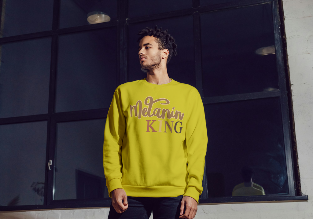 Melanin King | Premium Sweatshirt | Wear Your Royalty & Your Roots