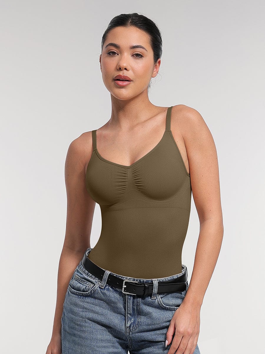 Seamless Bra-Free Cami Bodysuit