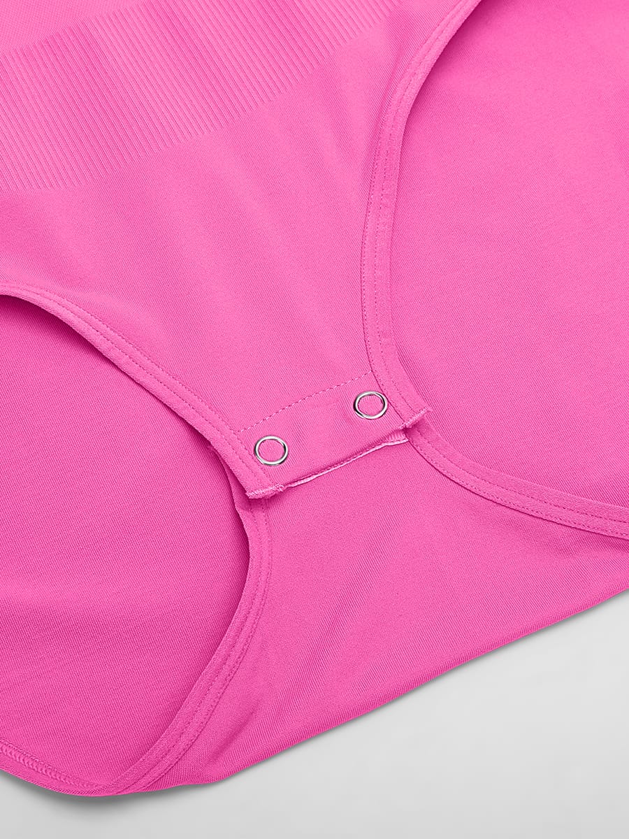 Buttery-Soft Seamless Scoop-Neck Tummy Control Bodysuit
