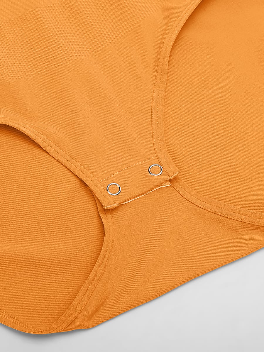 Buttery-Soft Seamless Crew-Neck Tummy Control Bodysuit