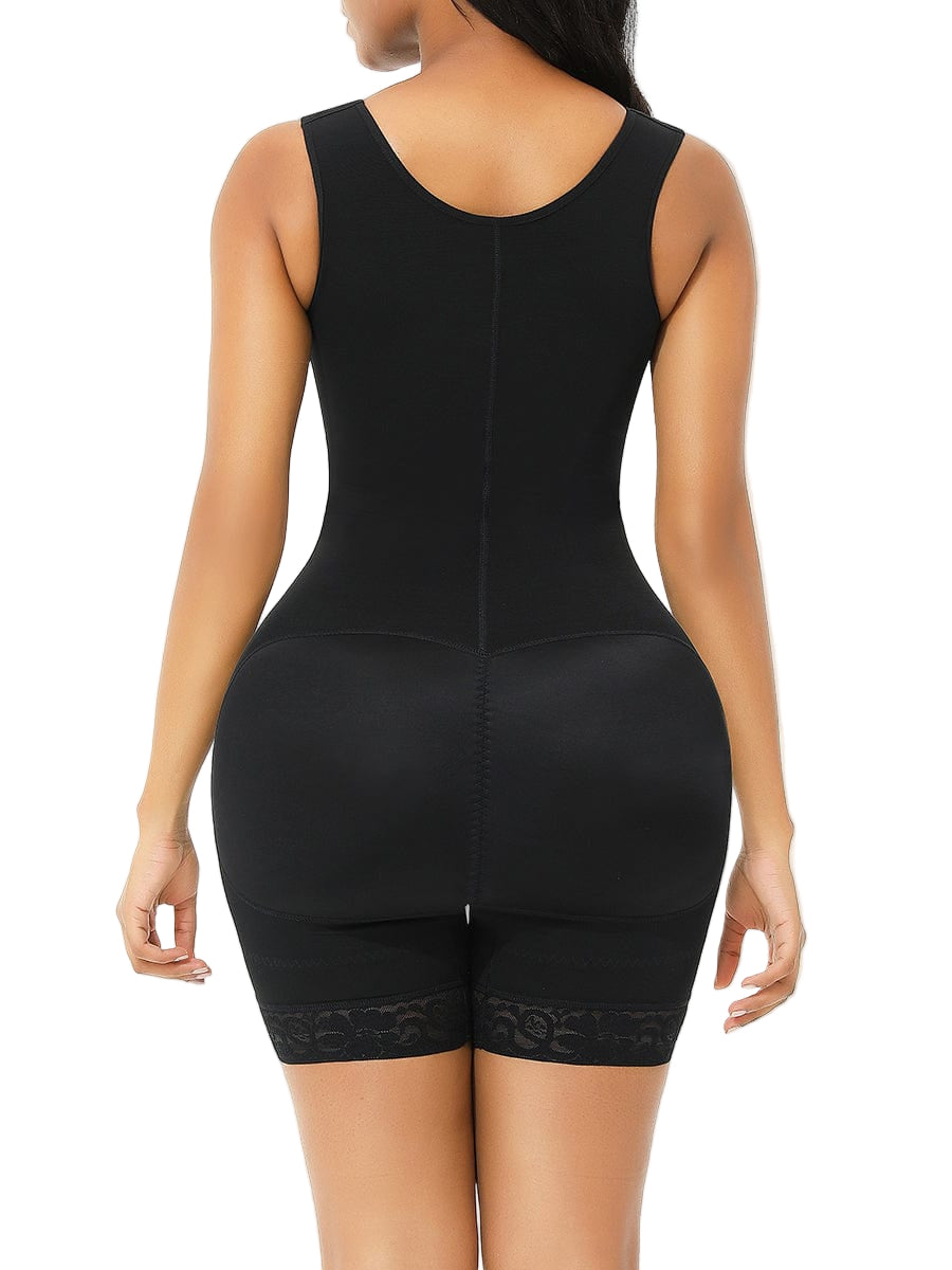 Zipper Open-Crotch Full Body Shaper