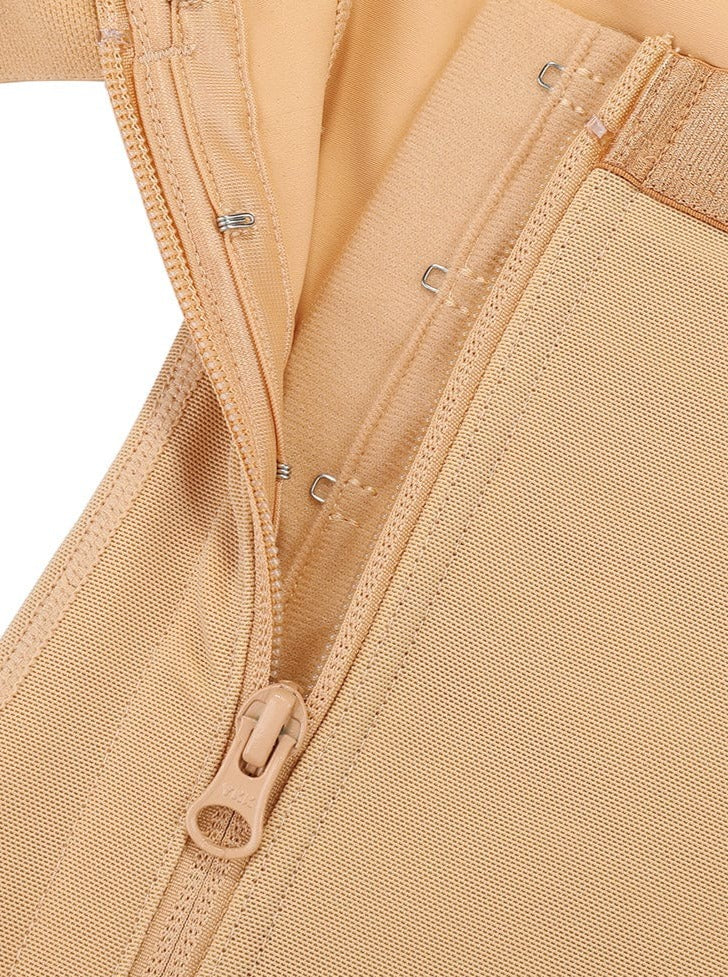 Zipper Open-Crotch Full Body Shaper
