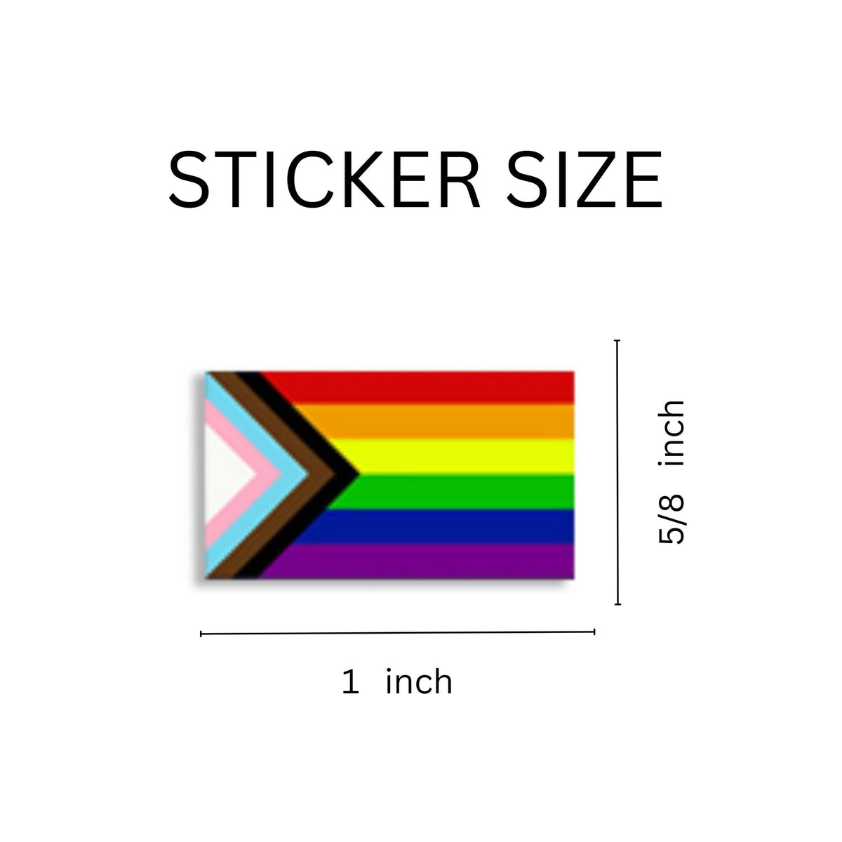 250 Small Daniel Quasar Flag Stickers (250 per Roll)
