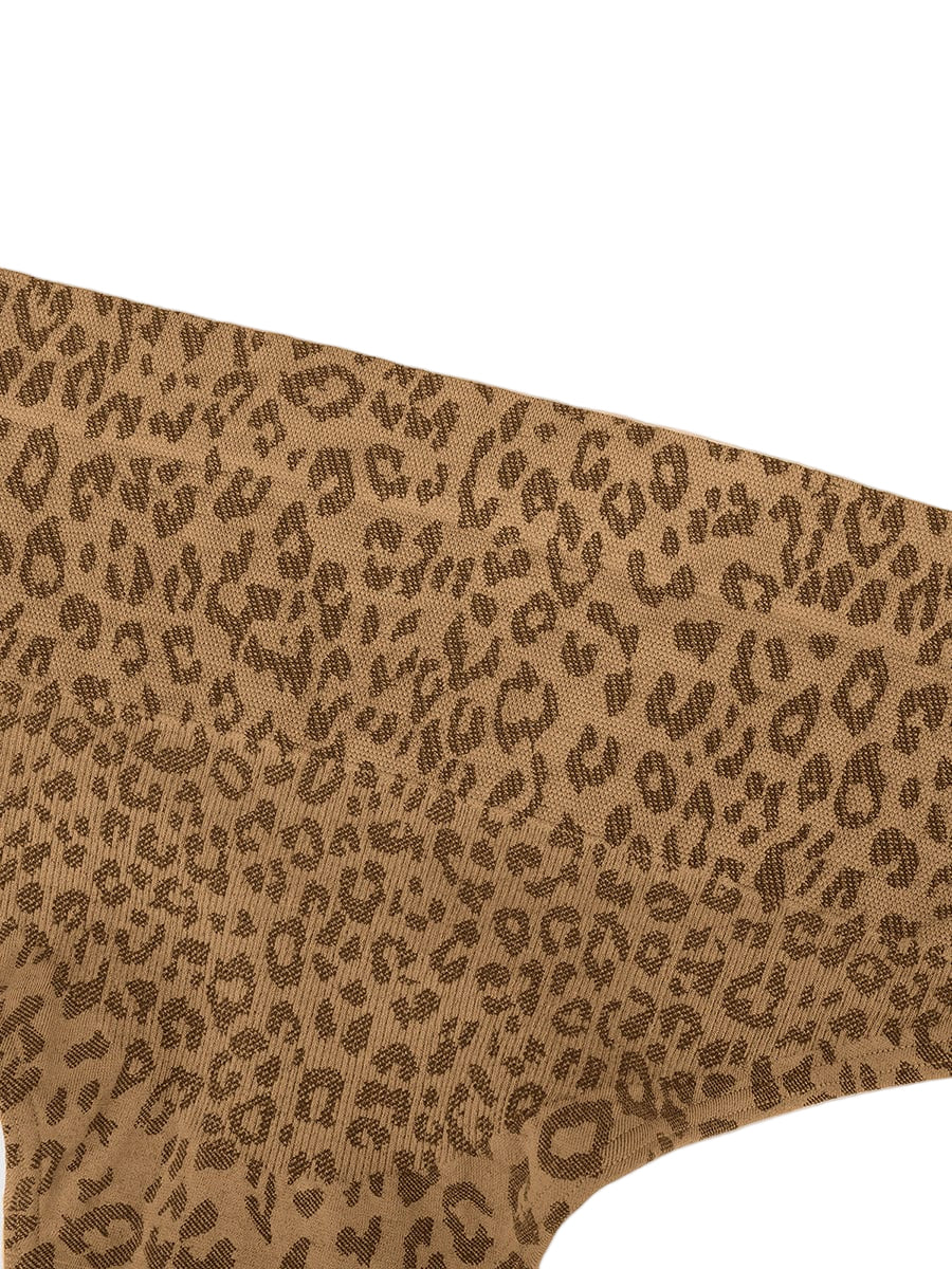Leopard Print Seamless Control Briefs