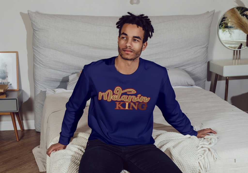 Melanin King | Premium Sweatshirt | Wear Your Royalty & Your Roots